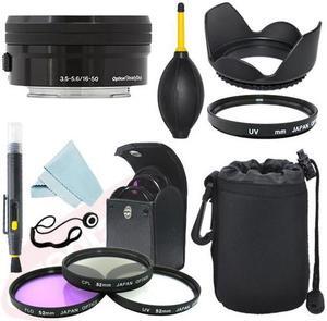 Sony E PZ 16-50mm f/3.5-5.6 OSS Lens Black + Filter Kit + Accessory kit