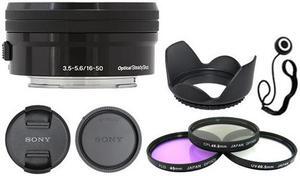 Sony E PZ 16-50mm f/3.5-5.6 OSS Lens Black + Deluxe Accessory Kit