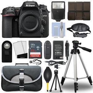 Nikon D7500 209 MP Digital SLR Camera Body  32GB Top Accessory Bundle