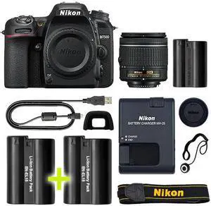 Nikon D7500 Digital SLR Camera with 18-55mm NIKKOR VR Lens + Backup Power Kit