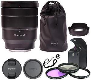 Sony Vario-Tessar T* FE 16-35mm f/4 ZA OSS Lens SEL1635Z + Deluxe Accessory Kit