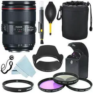 Canon EF 24-105mm f/4L IS II USM Lens + Filter Kit + Accessory kit