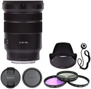 Sony E PZ 18-105mm f/4 G OSS Lens SELP18105G + Deluxe Accessory Kit
