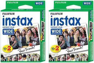 Fujifilm INSTAX WIDE Fuji Instant Film 40 Sheets for Wide 300 Instant Cameras