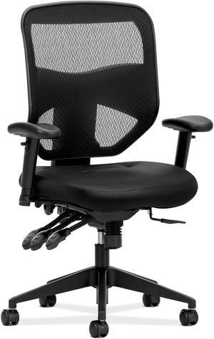 Prominent Mesh High-Back Task Chair Supports Up to 250 lb 17" to 21" Seat Height Black BSXVL532SB11
