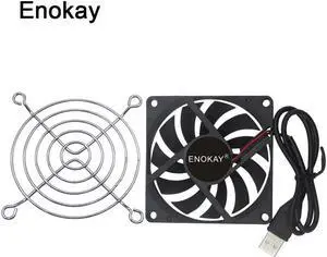 2 Pieces High quality 80MM 5V USB 80x80x15mm 8cm 8015 Brushless DC Cooling Cooler PC CPU Computer Case Fan