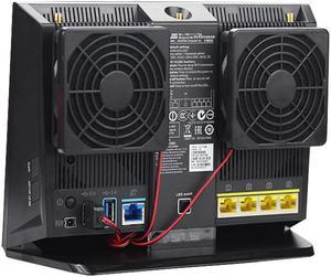 70mm DC 5V Cooling Fan Heat Radiator USB Power Ultra Silent Dissipate Temperature Control For RT AC68U EX6200 AC15 AC68U cooler
