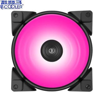 Pccooler HALO RGB 12cm 12V 4pin RGB PWM Quiet Fan 120mm Computer Case Cooling Fans CPU Cooler Liquid Cooling Replace Fan