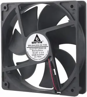 120mm 120mmx120mmx25mm 24V Brushless Cooler Fan Laptop Computer 12cm Cooling For Video Card Big Promotion