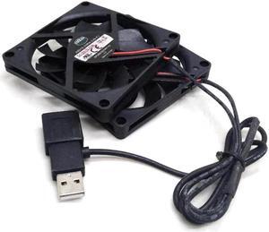 2pcs/pair slim USB fan 80mm*10mm DC5V A8010 20RA 2JN F1 5V 0.25A 8010 8CM Ultra thin silence cooling fan