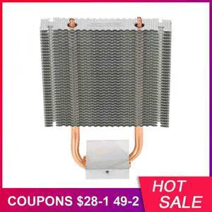 PCCOOLER CPU Cooler HB 802 2 Heatpipes Radiator Aluminum Heatsink Motherboard/Northbridge Cooler Cooling Support 80mm CPU Fan