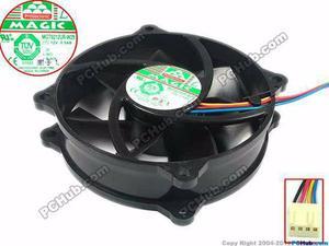 Emacro For Magic MGT9212UR W25 DC 12V 0.54A 92x92x25mm 4 wire Server Cooling Fan