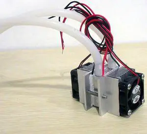 DIY kits Thermoelectric Peltier Refrigeration Cooling System Water cooling+ fan+ 2pcs TEC1 12706 Coolers