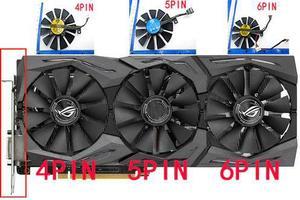 PLD09210S12M PLD09210S12HH Cooling Fan For ASUS Strix GTX 1060 OC 1070 1080 GTX 1080Ti RX 480 GPU VGA cooler graphics Fan