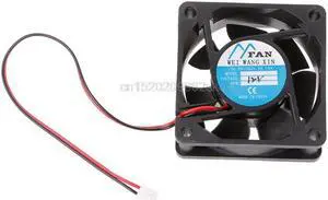 60mm*60mm*25mm DC 12V 24V 2 Pin Cooler Brushless PC CPU Case Cooling Fan 6025