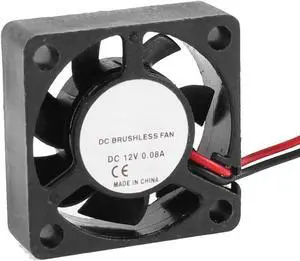30mm x 30mm x 10mm 2Pin DC 12V Sleeve Bearing 6000RPM Cooling Fan CPU Cooler