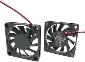 60mm CPU fan 12V 5V High Speed 5200RPM TWO BALL bearing 60x60x10 cooler fan 6cm computer case cooling fan