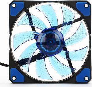 12x12cm 12V 15 LED Ultra Silent Computer PC Case Cooling Cooler Heatsink Fan