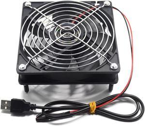 Computer pc 120mm fan TV Box Wireless Router Cooling usb3.0 usb 5V cable interface 120X120X25mm Pet box Heatsink Cooler