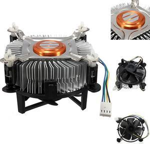 LEORY PC CPU Cooler Cooling Fan Heatsink For Intel Core 2 LGA Socket 775 to 3.8G E97375 001 4Pin 12V