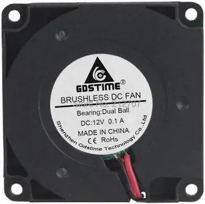 1PCS 3D Printer Parts 4010 Brushless DC Cooling Turbo Blower Fan 12V 40mm 40x40x10mm 2Pin