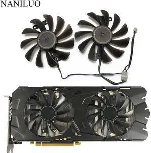 2pcs/lot GTX1070 GTX1070Ti GTX1080 fan For KFA2 GALAXY GeForce GTX 1070 1070Ti 1080 EXOC SNPR Graphics Card cooling replace Fan