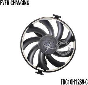 FOR XFX Hard Swap Fans GPU VGA Cooler Cooling Fan FDC10H12S9 C For XFX RX480 RX470 RX580 Video Cards As Replacement