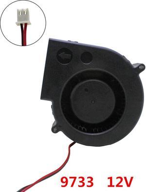 9733 blower Cooling fan DC 12V Brushless Fans cooling centrifugal Turbo Fan cooler radiator heat dissipation