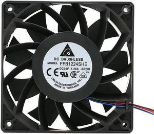 Furniture in 12038 FFB1224SHE BR00 24 v 1.20 big air volume converter cooling fan for 120*120*38mm alarm signal