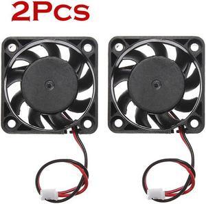 2Pcs 12V Mini Computer Cooler Fan Small 40mm x 10mm DC Brushless 2 pin Cooling Fan