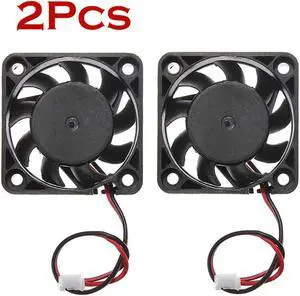 2pcs 12V Mini Cooling Computer Fan Small 40mm x 10mm DC Brushless 2 pin O.15