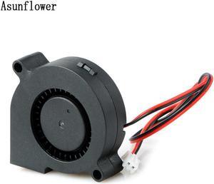 Turbine DC Blower Small Fan 5015 Industrial Cooling Fan DC 12V/24V With 50x50x15mm With 50x50x15mm For 3D Printer Parts cooler