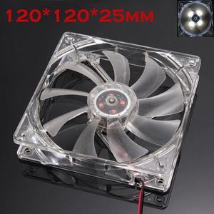 PC Computer Fan Quiet 12cm/120mm/120x120x25mm 12V Computer/PC/CPU Silent Cooling Case Fan Easy Installed Fan