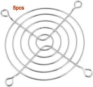 CAA Hot 5 x Axial 80mm CPU Cooling Fan Grill Metal Wire Finger Guards