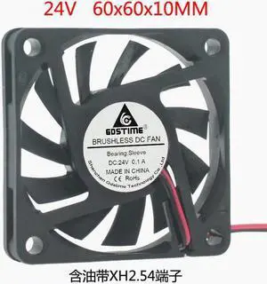 DC 24v 6cm cm 6cm 60MM 60x60x10 6010 graphics card brushless cooling fan