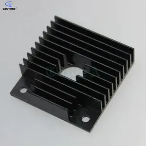 1 Piece 3D Printer 40x40x11mm Aluminum Heatsink Radiator Black Oxidized Extruder Cooling Fan 40mm x 11mm