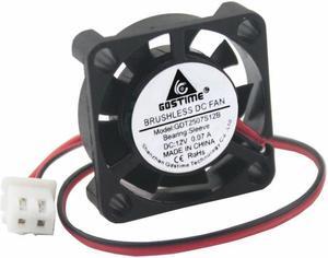 1PCS DC 12V 25mm 25x25x7mm 9 Blades Mini Cooling Fan 2Pin 2507 2.5cm 20mm Brushless Exhaust Cooler Fan