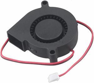 2 PCS 5cm Blower Cooling Fan 12V 0.12A DC Machine Equitment Exhaust 50x15mm 50mm x 15mm 5015 12Volt Cooler