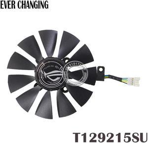 87MM Everflow T129215SU DC 12V 0.50AMP 4Pin 4 Wire Cooling Fan For ASUS GTX980Ti R9 390X 390 GTX1070 Graphics Card Fans