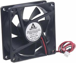 2 Pieces 80x80x25mm DC 24V Brushless Motor Cooler PC CPU VGA Cooling Fan 8cm 80mm x 25mm 8025