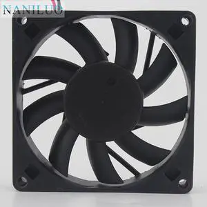 AD0812MX D91GP 8015 12V 0.15A 2 wire ultra thin slim silent quiet Case cooling Fan