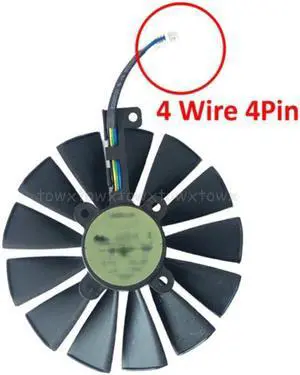 T129215SM 12V 95mm VGA Fan For ASUS STRIX RX470 RX580 Graphics Card Cooling Fan D10 19 Dropship