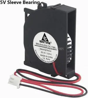 2 Pieces Centrfugal 5 Volt 50*40*10mm 5cm Radial 2Pin PC 50mm Cooling Blower Fan Cooling