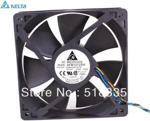 for delta fan AFB1212SH 12CM 120MM 1225 12025 12*12*2.5CM 120*120*25MM 12V 0.80A Cooling Fan Good Quality