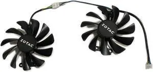 2pcs/lot Video cards fan GTX1070 GPU Cooler For ZOTAC GeForce GTX 1070 AMP Edition Graphics Card cooling as Replacement