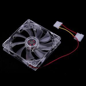 Computer Fan Sleeve Bearing Technology Fans 4 LED Blue for Computer PC Case Cooling 120MM Transparent Drop Shipping