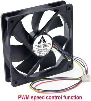 1PCS Hydraulic 120mm x 25mm 12cm PWM FG Computer Case Cooling Fan 4 Pin Cooler
