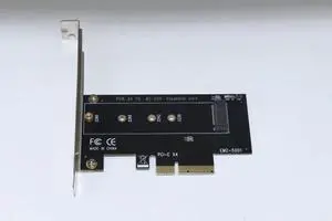 PCI Express 3.0 M.2 NVMe SSD NGFF to PCIE X4 adapter M Key Interface Card Support 2230-2280 Size m.2 FULL SPEED  Riser Card