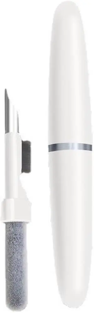 Portable Bluetooth Earbuds Cleaning Pen with Soft Microfiber Brush, Multifunction Cleaning Pen Dust Removal Brush Pen for Airpods Wireless Earphones Charging Box Camera Dust Cleaner