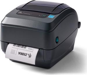 Zebra GX420t Thermal Transfer Desktop Printer Print Width of 4 in USB Serial and Parallel Port Connectivity